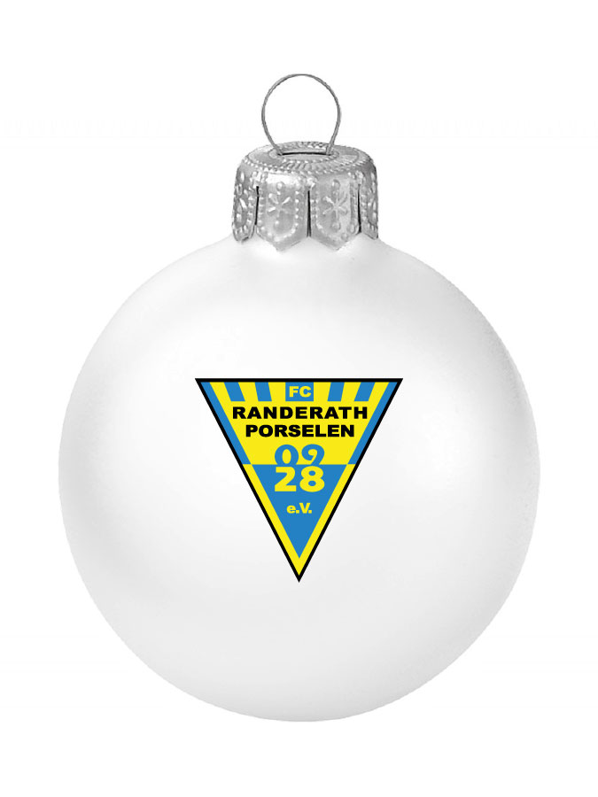 Weihnachtskugel Logo 8cm