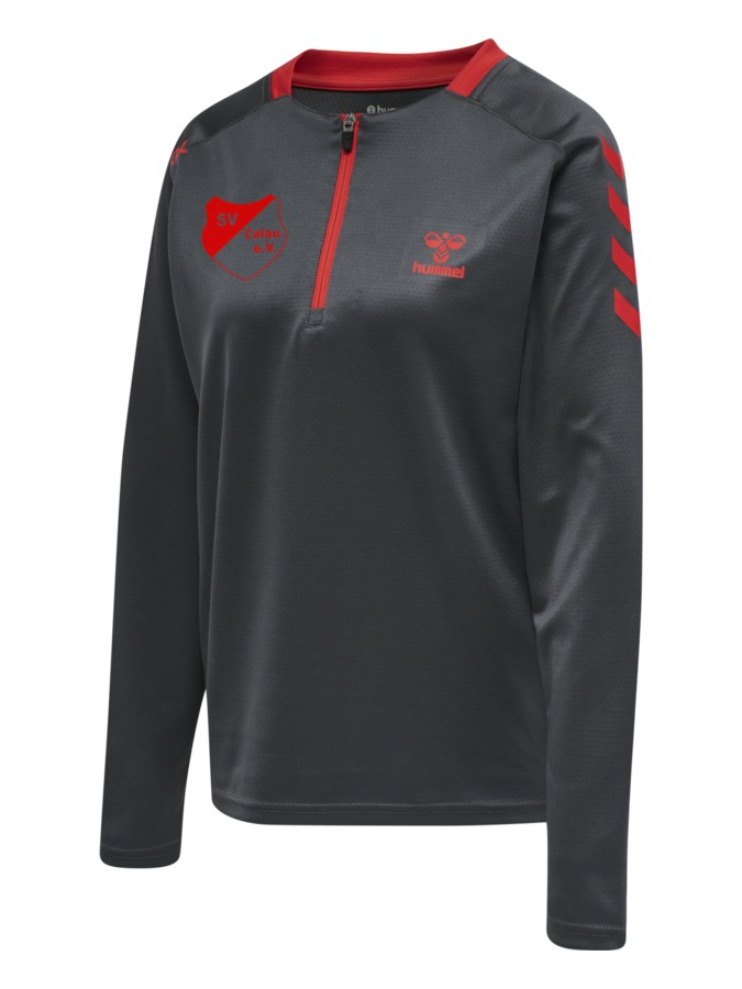 Hummel Action Poly Half Zip Sweat Damen