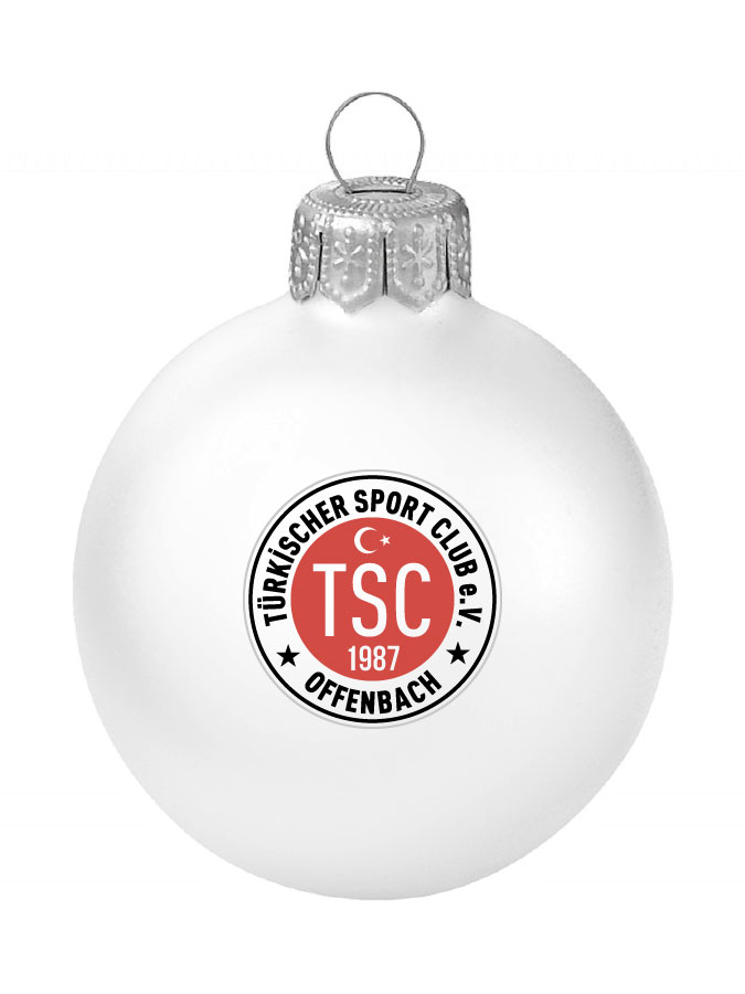 Weihnachtskugel Logo 8cm