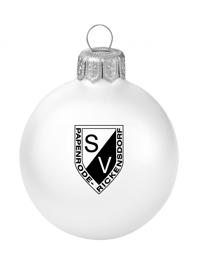 Weihnachtskugel Logo 8cm