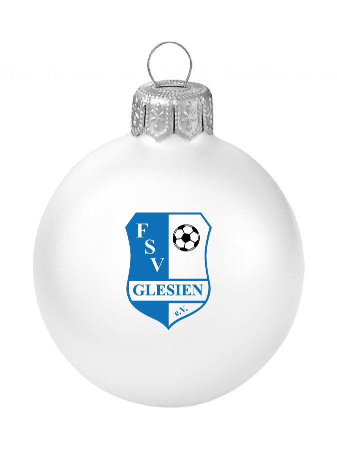 Weihnachtskugel Logo 8cm