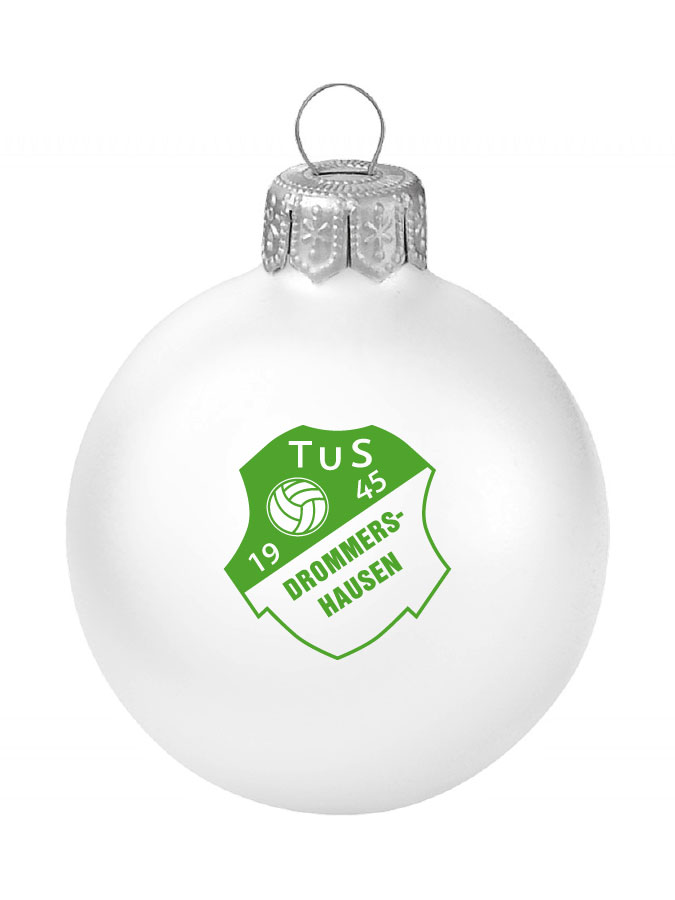 Weihnachtskugel Logo 8cm