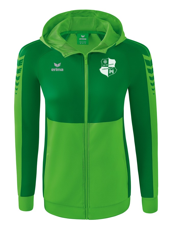 Erima Six Wings Trainingsjacke mit Kapuze Damen