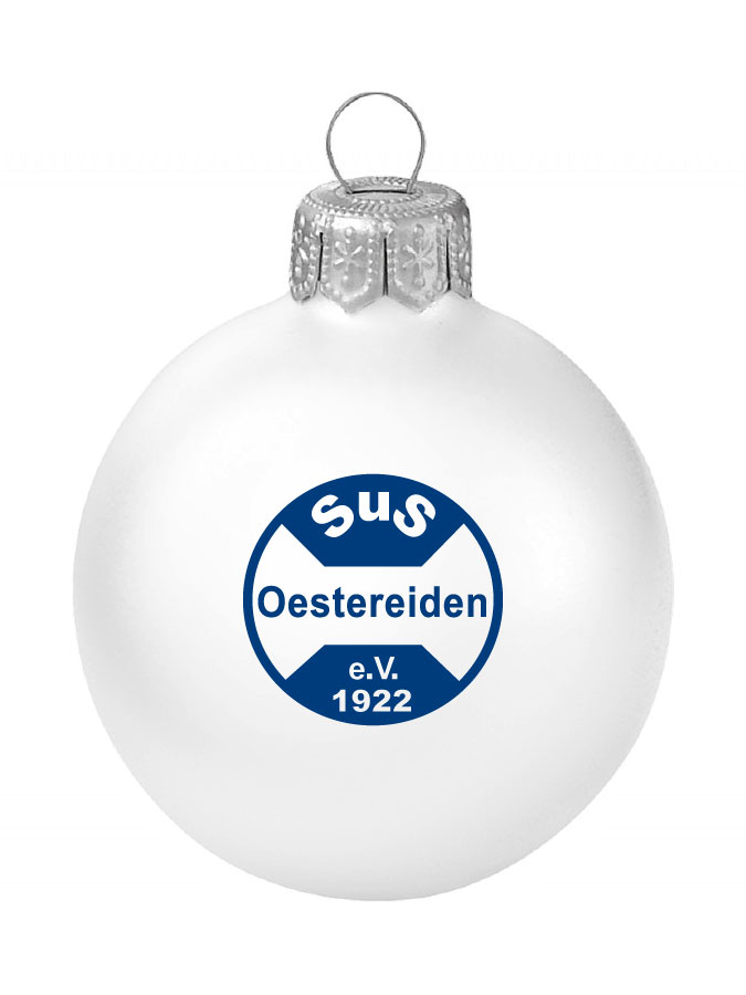 Weihnachtskugel Logo 8cm