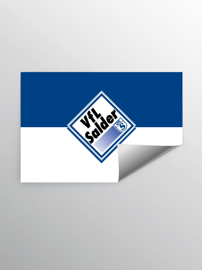 Aufkleber DIN A7 Logo