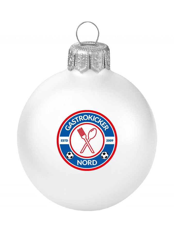 Weihnachtskugel Logo 8cm