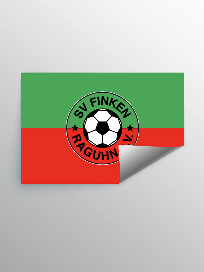 Aufkleber DIN A7 Logo