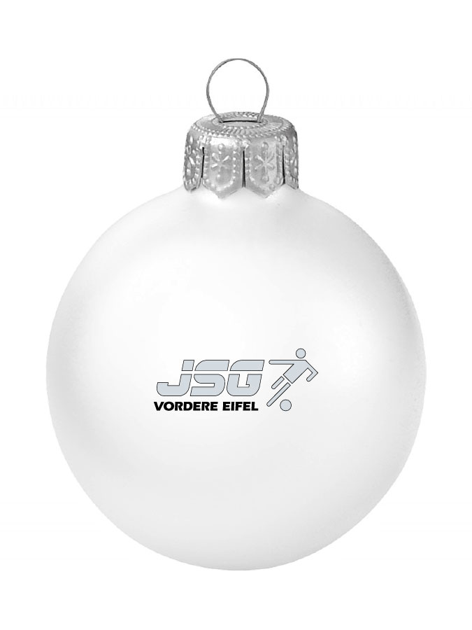 Weihnachtskugel Logo 8cm