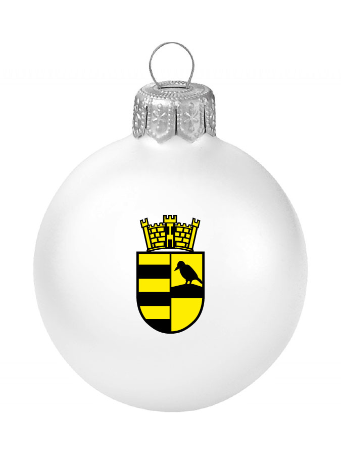 Weihnachtskugel Logo 8cm