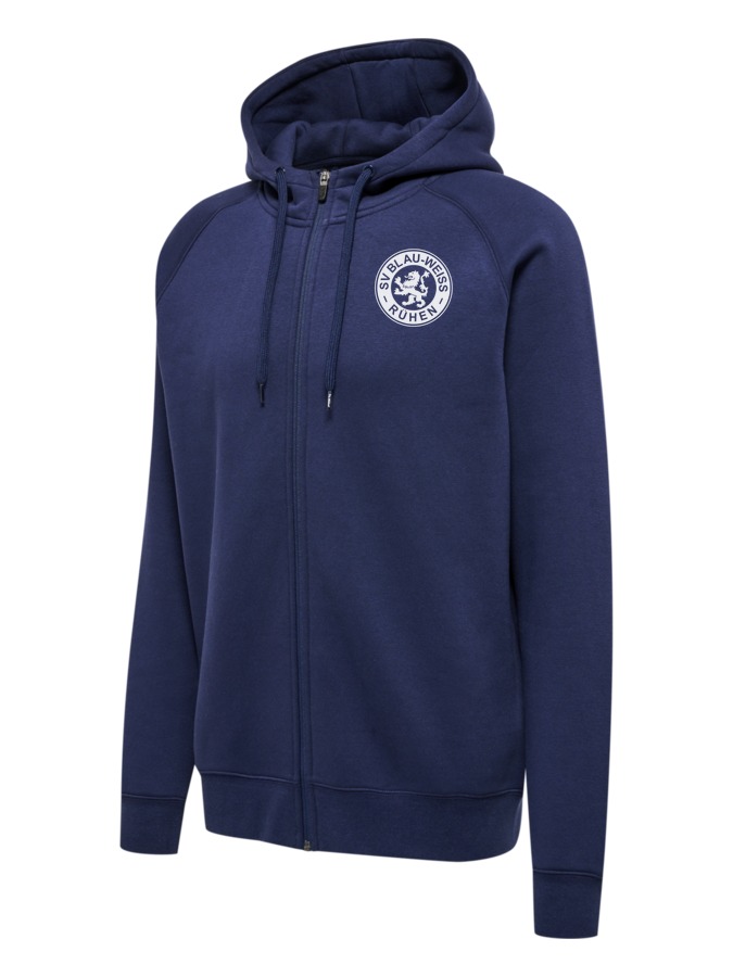 Hummel Red Heavy Zip Hoodie