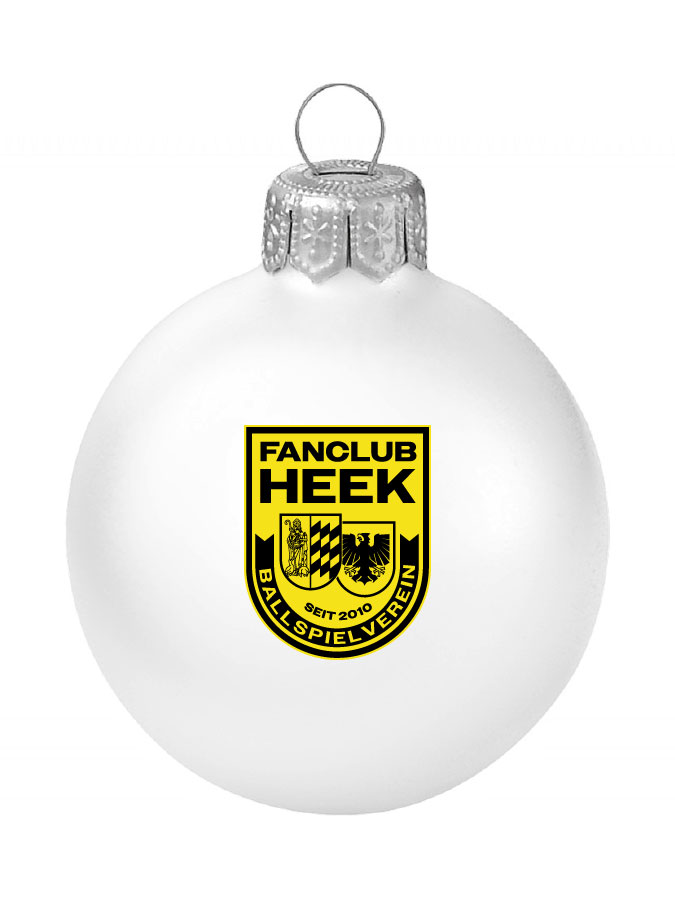 Weihnachtskugel Logo 8cm