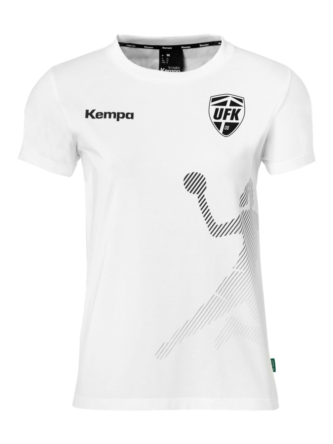 Kempa T-Shirt Black & White Damen