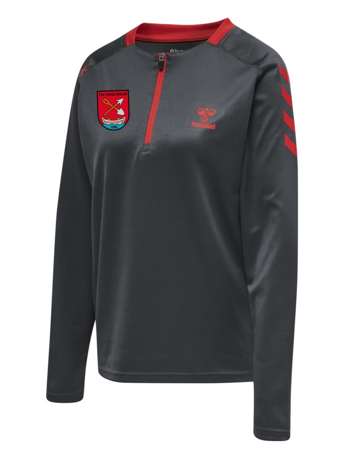 Hummel Action Poly Half Zip Sweat Damen