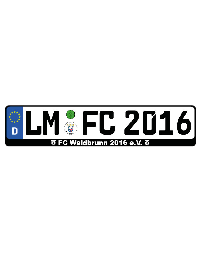 Kennzeichenhalter Kalden (2er Set)