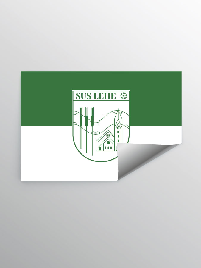 Aufkleber DIN A7 Logo