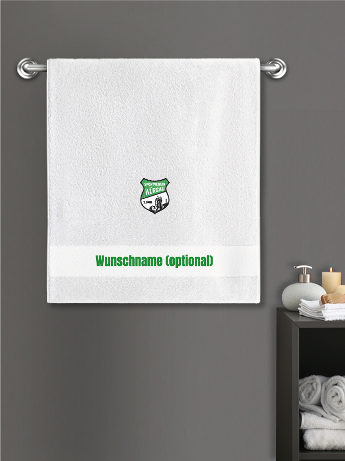 Badehandtuch Team Sticklogo