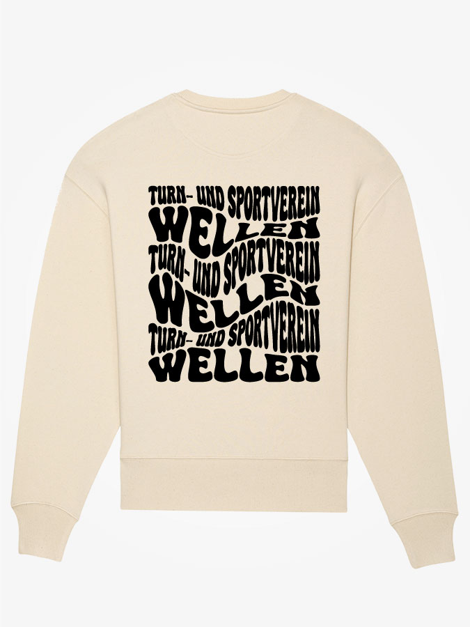 Oversized Sweater Wavy Herren