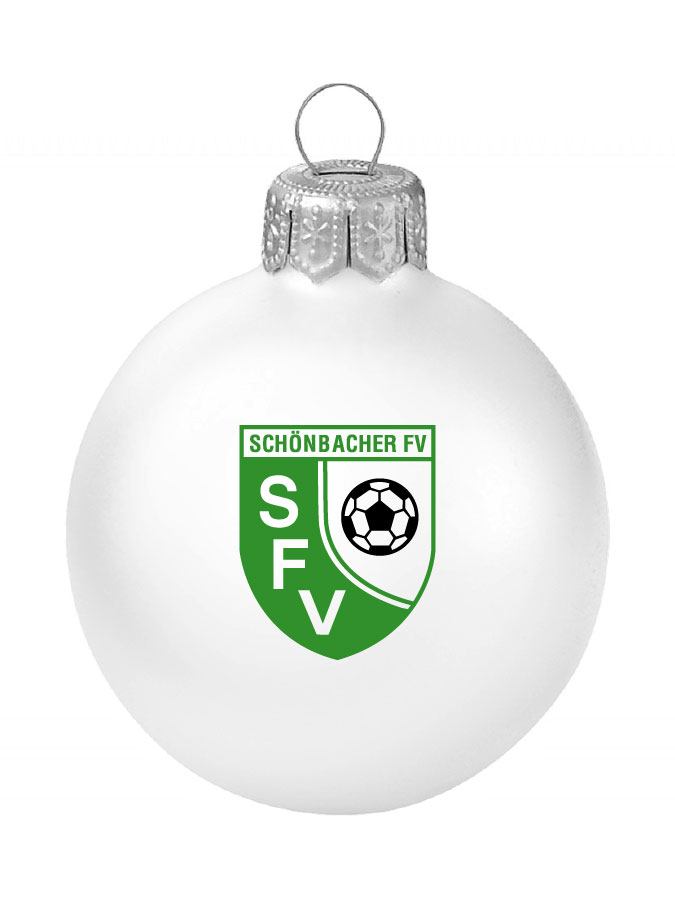 Weihnachtskugel Logo 8cm