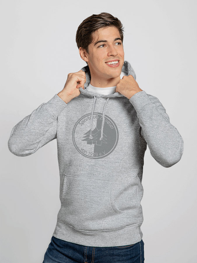 Hoodie All Grey Herren