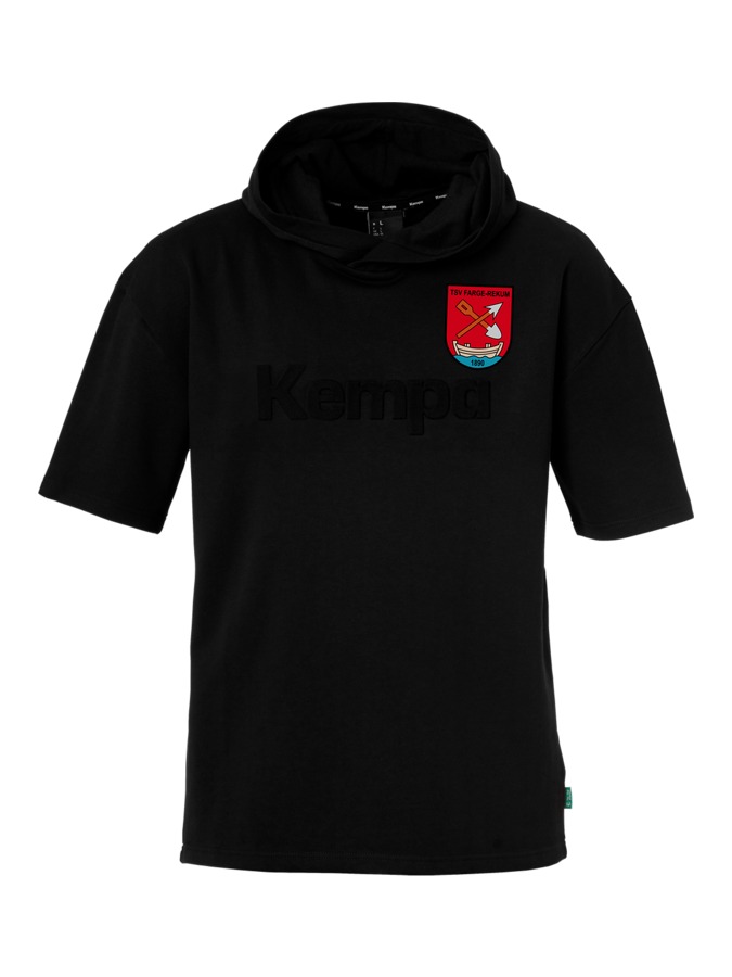 Kempa Kapuzen-T-Shirt Black & White