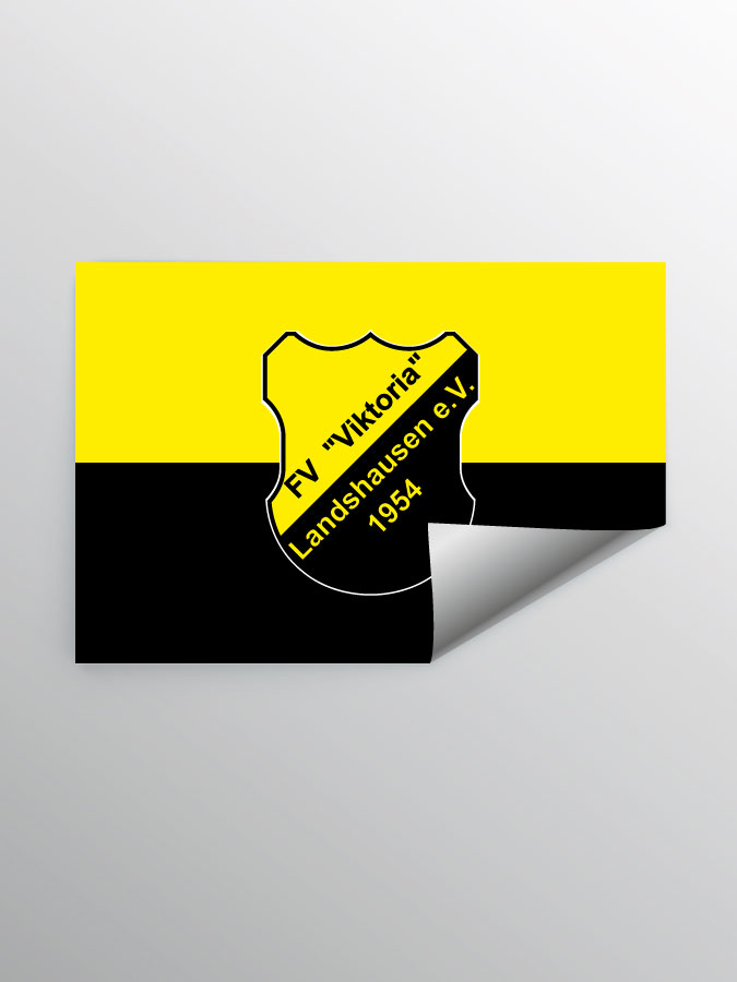 Aufkleber DIN A7 Logo