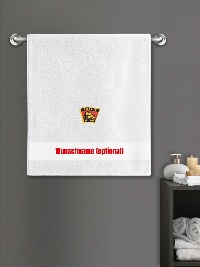 Badehandtuch Team Sticklogo