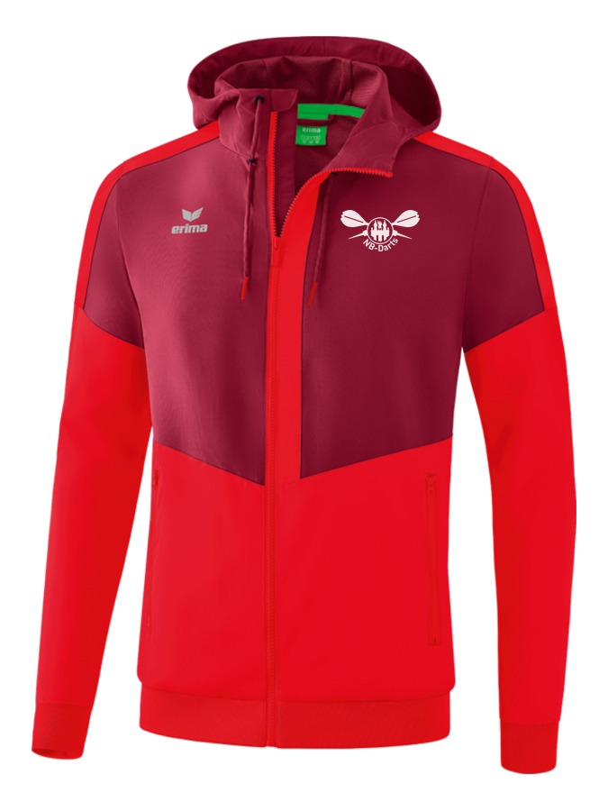 Erima Squad Tracktop Jacke mit Kapuze