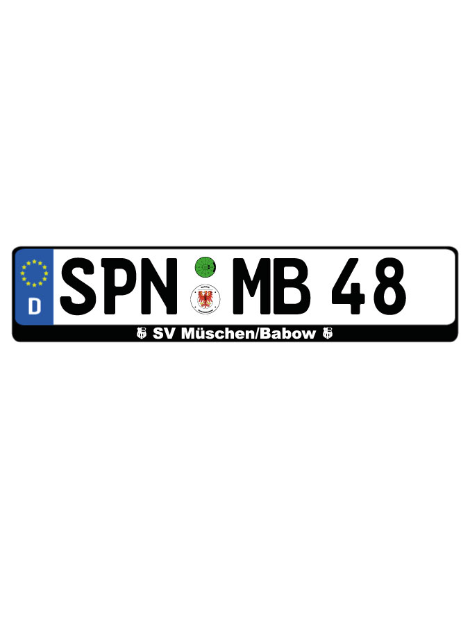 Kennzeichenhalter Kalden (2er Set)