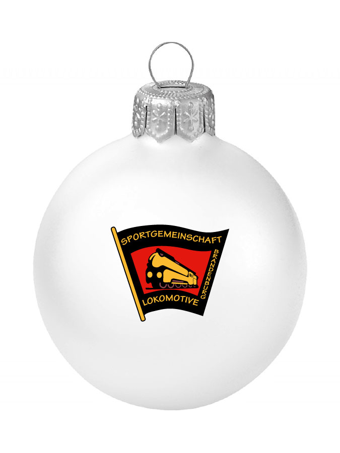 Weihnachtskugel Logo 8cm
