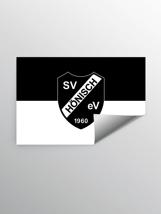 Aufkleber DIN A7 Logo