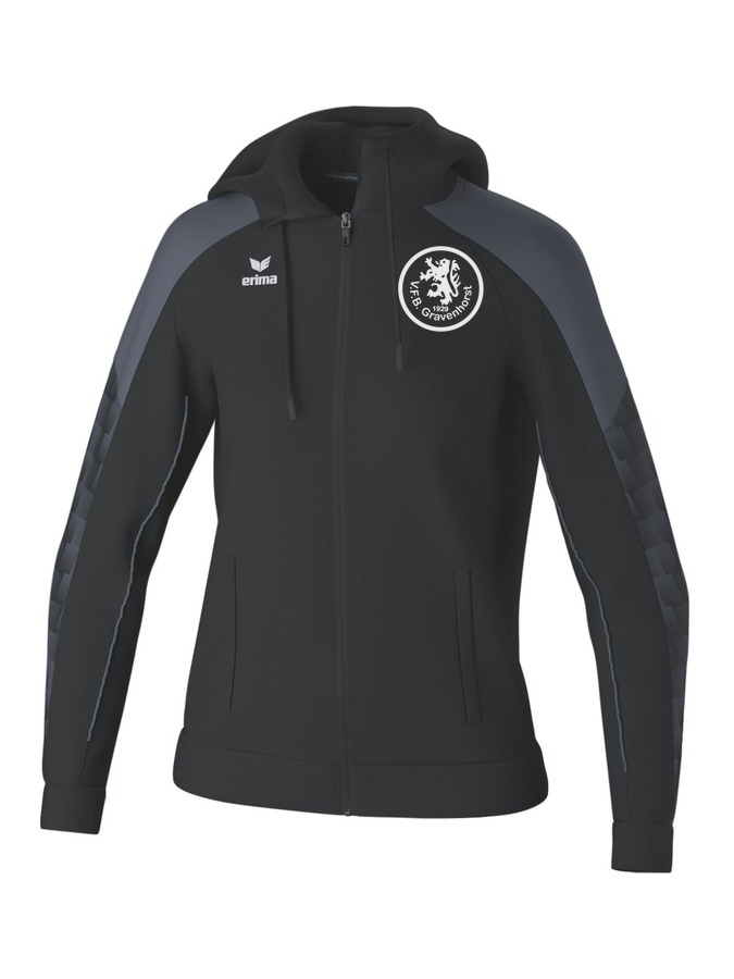 Erima Evo Star Trainingsjacke mit Kapuze Damen