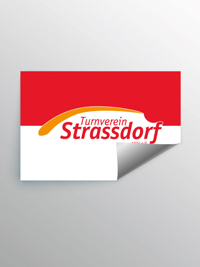 Aufkleber DIN A7 Logo