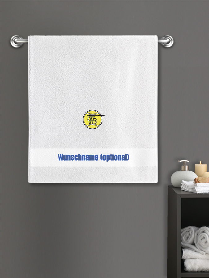 Badehandtuch Team Sticklogo