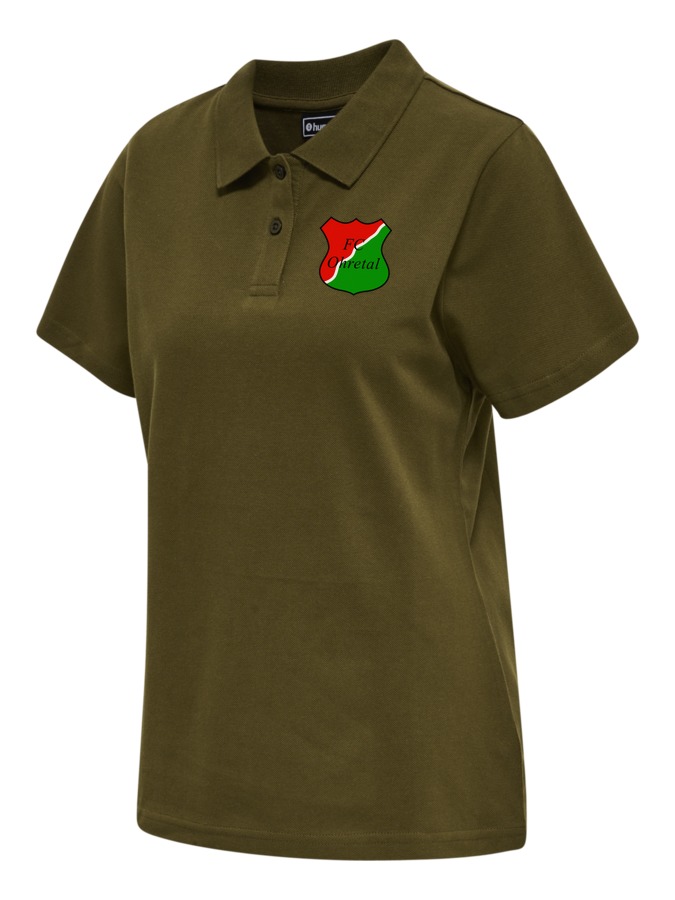 Hummel Red Stretch Polo Damen
