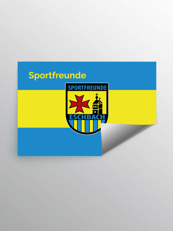 Aufkleber DIN A7 Stripe
