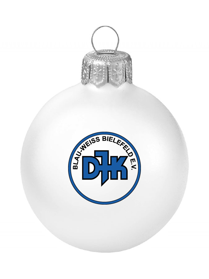 Weihnachtskugel Logo 8cm