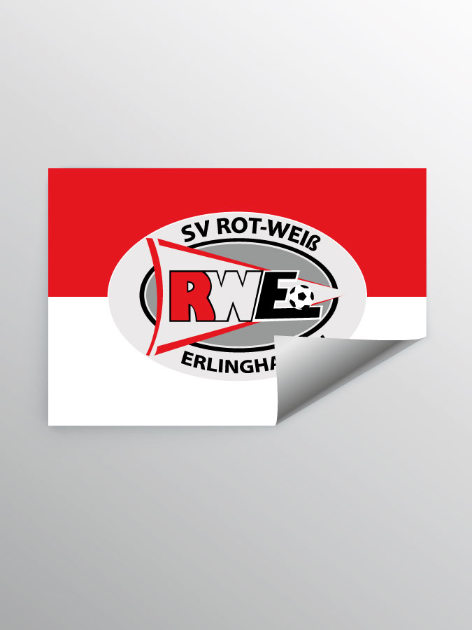 Aufkleber DIN A7 Logo