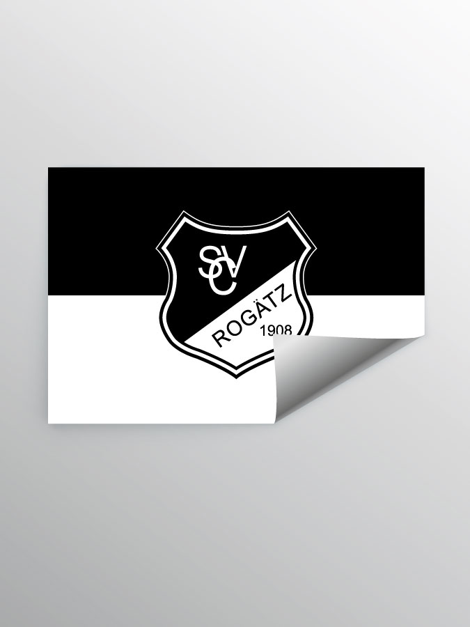 Aufkleber DIN A7 Logo