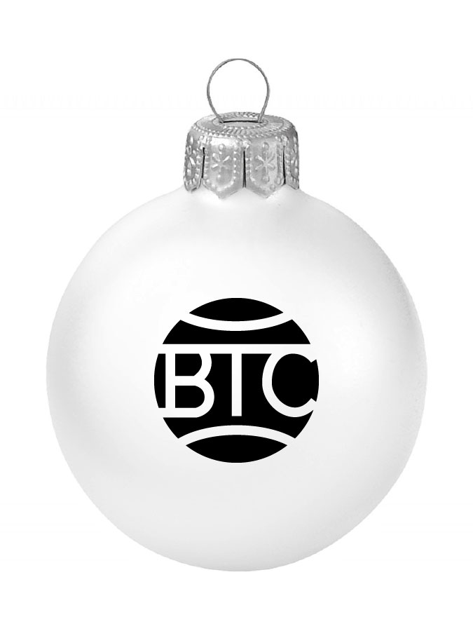 Weihnachtskugel Logo 8cm