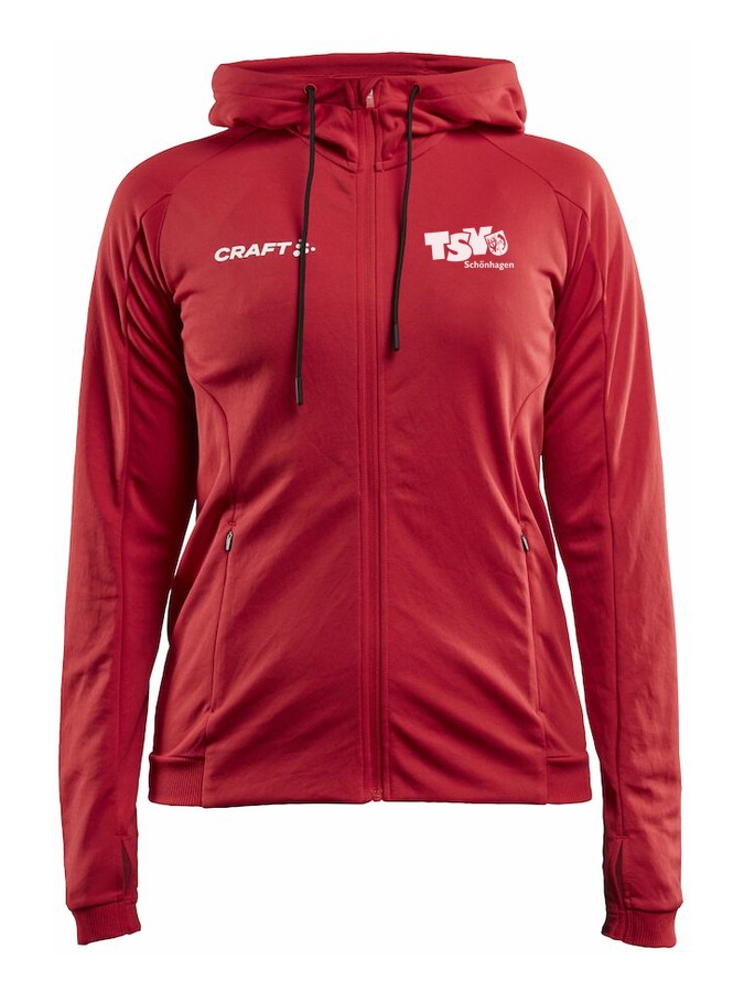 Craft Evolve Kapuzen-Trainingsjacke Damen