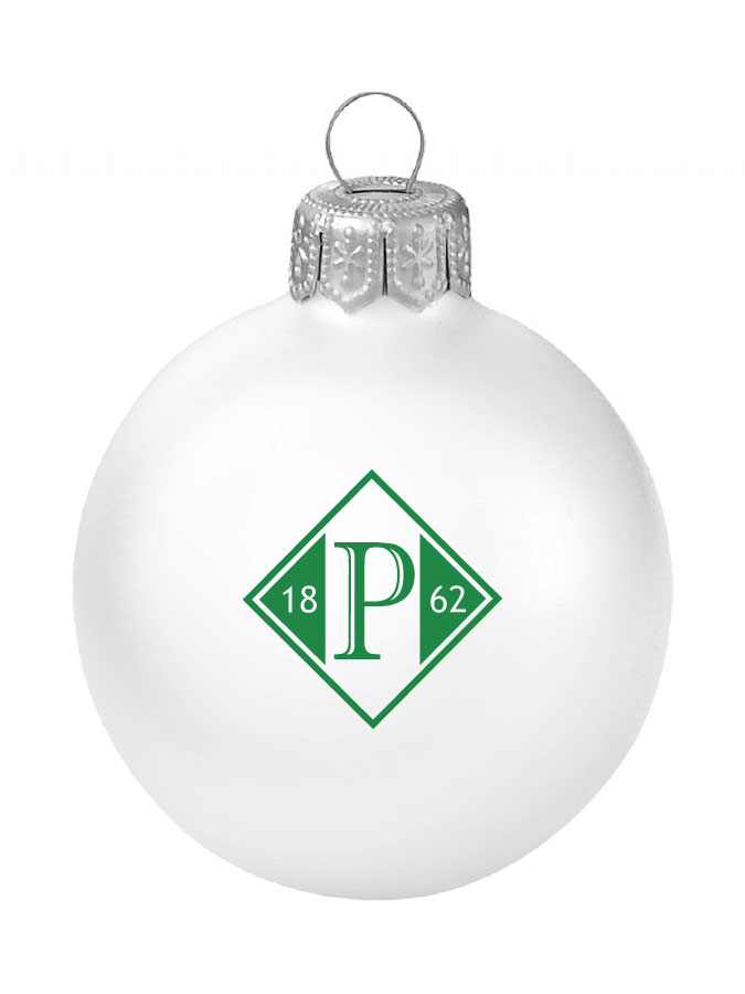 Weihnachtskugel Logo 8cm