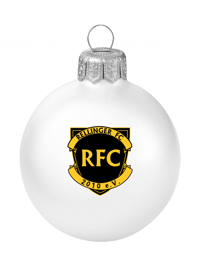 Weihnachtskugel Logo 8cm