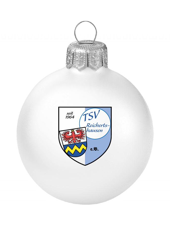 Weihnachtskugel Logo 8cm