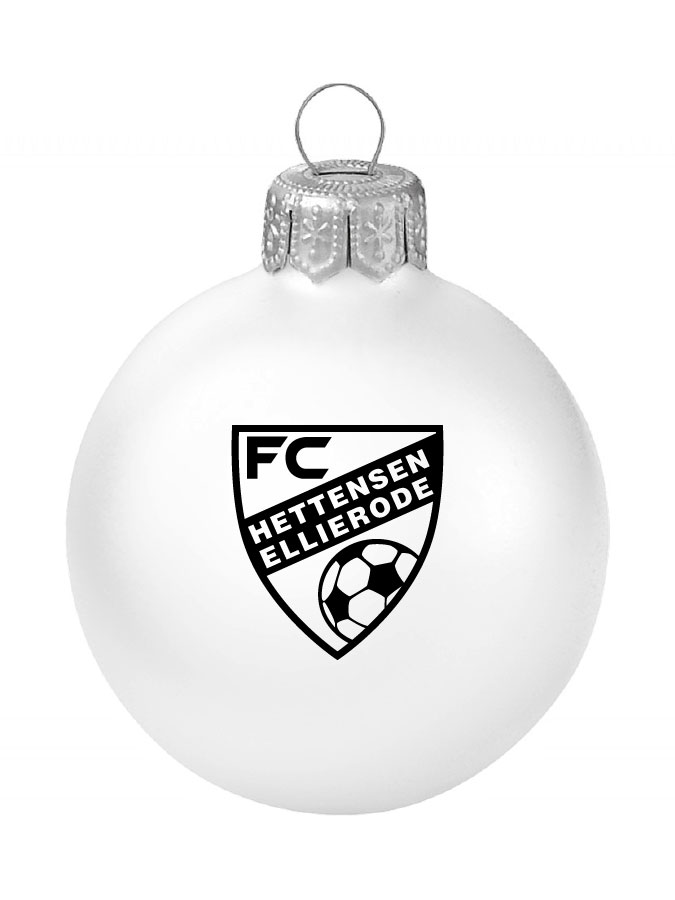 Weihnachtskugel Logo 8cm