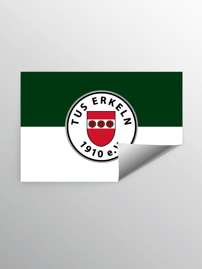 Aufkleber DIN A7 Logo
