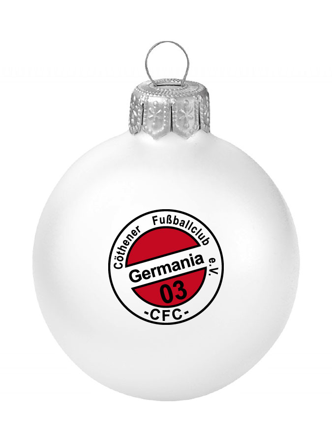 Weihnachtskugel Logo 8cm