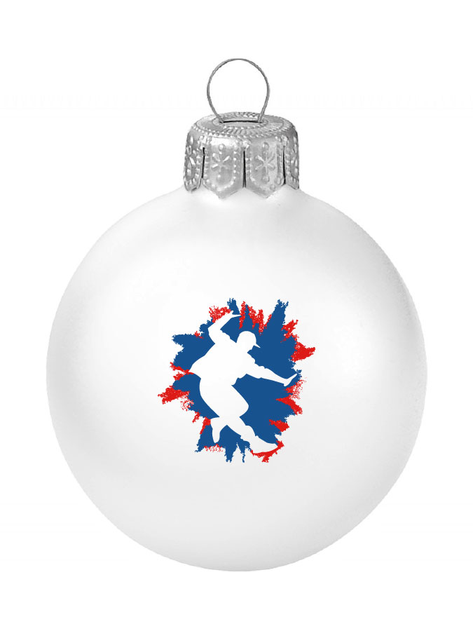 Weihnachtskugel Logo 8cm
