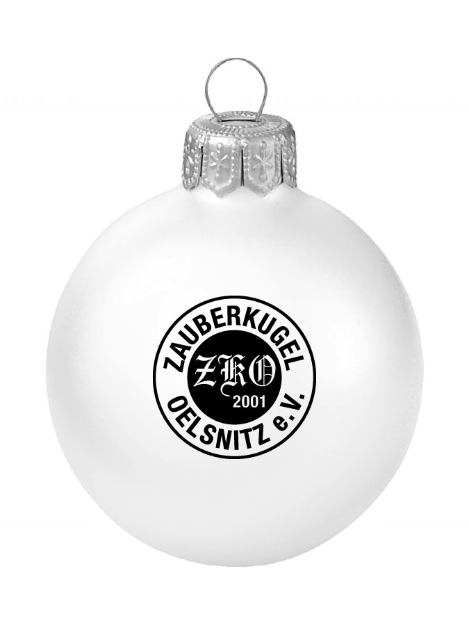 Weihnachtskugel Logo 8cm