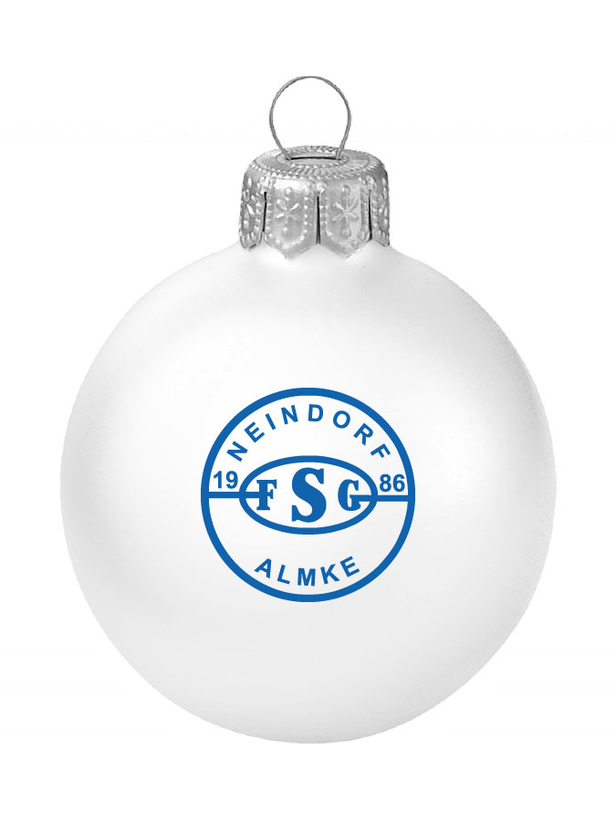 Weihnachtskugel Logo 8cm