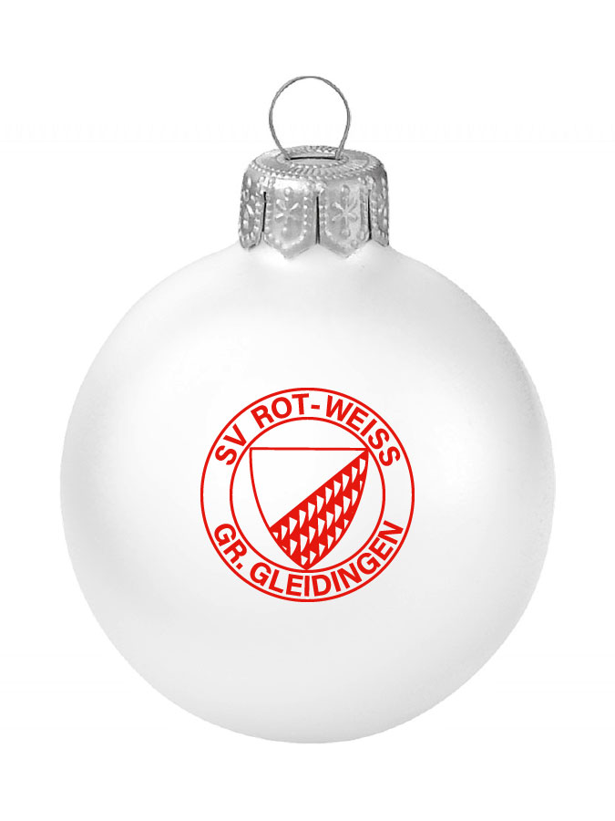 Weihnachtskugel Logo 8cm